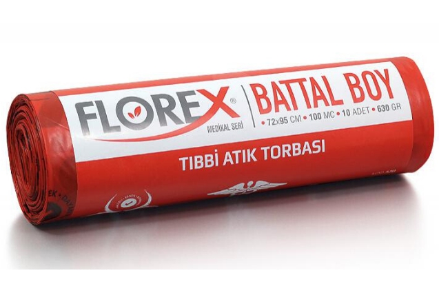 Battal Boy Tıbbı Atık Baskılı  72X95  - 10X10  - 630 Gr